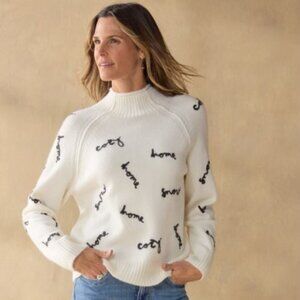 Sundance Cozy Hour Sweater in Ivory - Size Petite Small - NWT